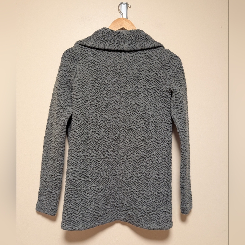 Three Dots Textured Open Front Jacket Women’s Sma… - image 6